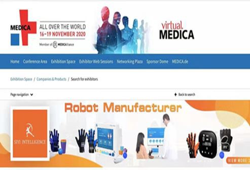 Izložba Medica Njemačka Si Yi ručni funkcionalni rehabilitacijski robot
